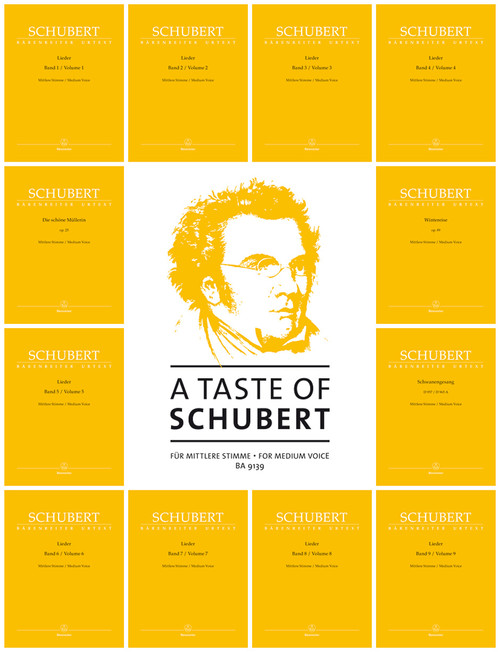 Schubert - A Taste of Schubert (Medium Voice) [KGA:BA9139]