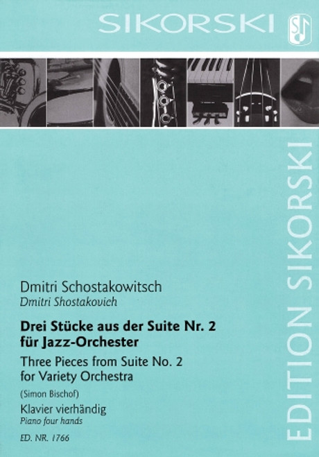 Piano Four Hands - Schostakowitsch - Three Pieces from Suite No. 2 [HL: 50602270]