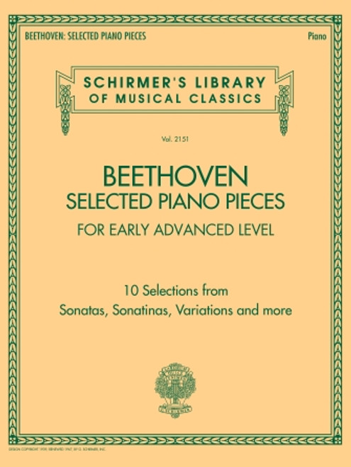 Piano - Beethoven - Selected Piano Pieces for Early Advanced Level [HL: 50603280]