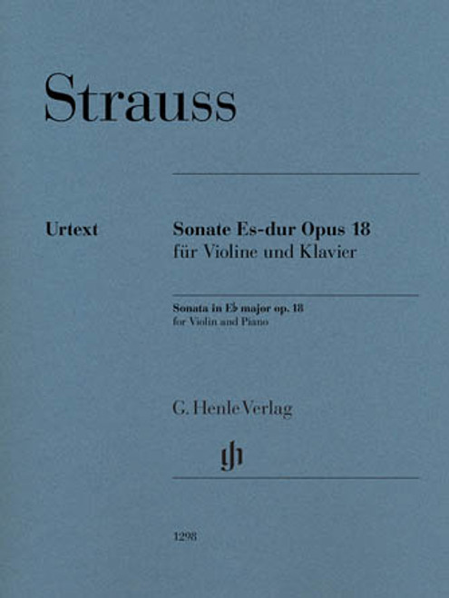 Strauss: Violin Sonata in E-flat Major, Op. 18[HL:51481298]