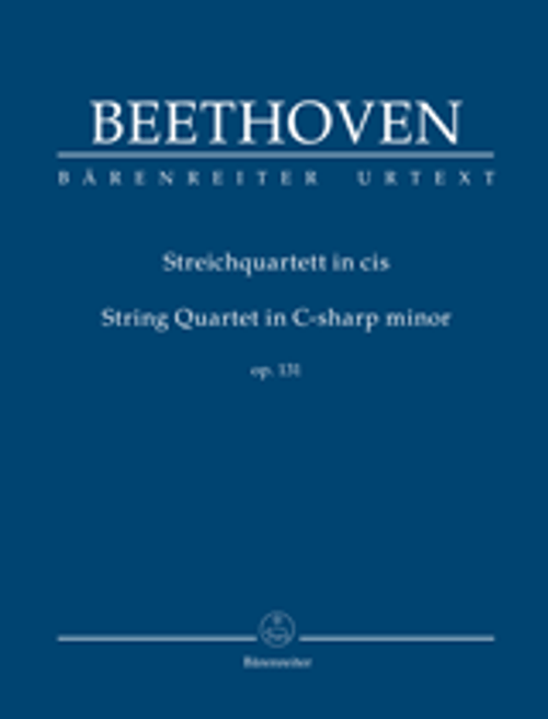 Beethoven, String Quartet in C-sharp minor, op. 131 (Score) [Bar:TP931]