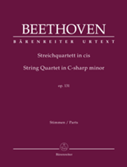 Beethoven, String Quartet in C-sharp minor, op. 131 (Parts) [BA9031]