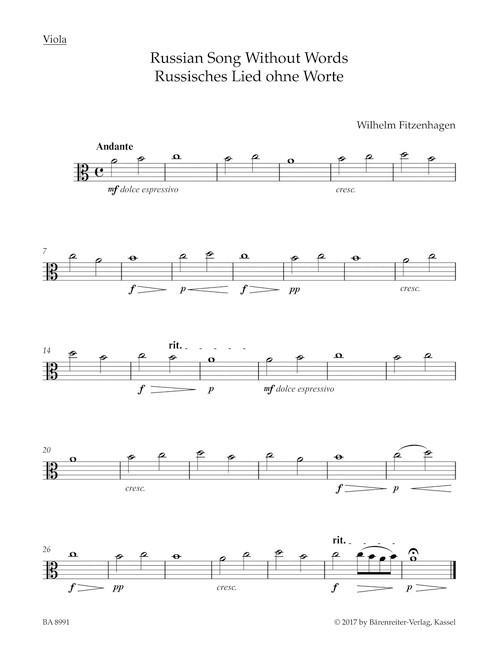 Viola Recital Album, Volume 2 [Bar:BA8991]