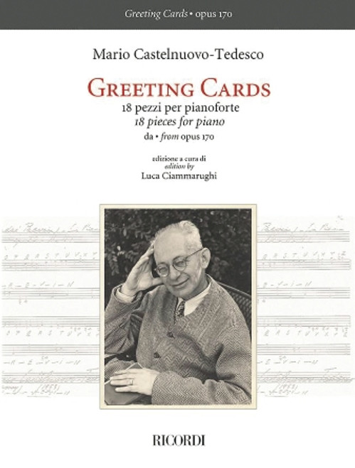 Castelnuovo-Tedesco, Greeting Cards - 18 piece for piano [HL:50603783]