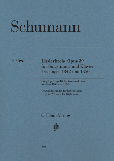 Schumann, Song Cycle Op. 39, On Poems by Eichendorff [HL: 51481564]