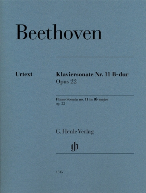 Beethoven, Piano Sonata No. 11 in B-Flat Major Op. 22 [HL:51481515]