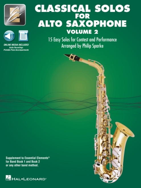 Classical Solos for Alto Saxophone Vol. 2, Arr. Sparke [HL:870105]
