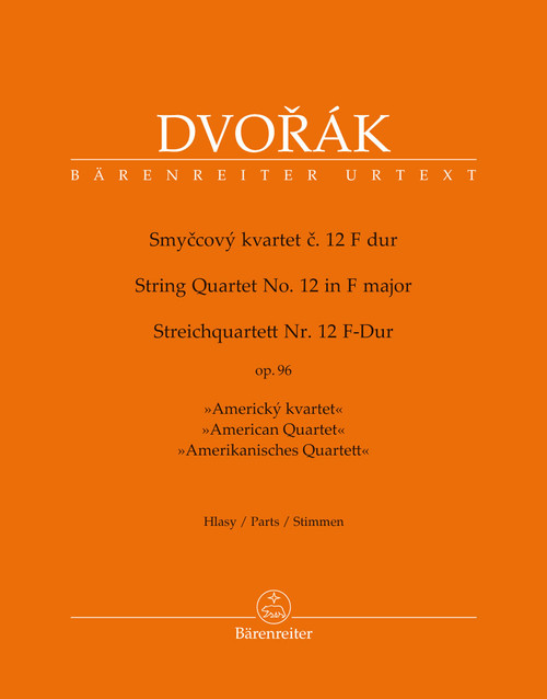 String Quartet no. 12 in F major op. 96 "American Quartet" [Bar:BA11538]