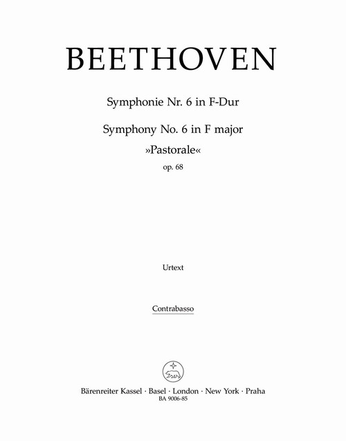 Symphony no. 6 in F major op. 68 "Pastorale" [Bar:BA9006-85]