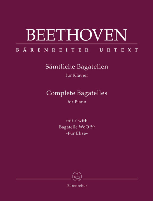 Complete Bagatelles for Piano [Bar:BA9649]