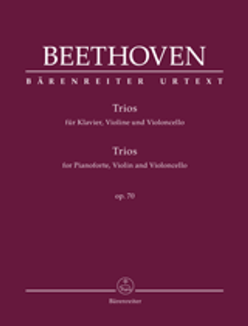 Beethoven Trios for Pianoforte, Violin and Violoncello op. 70 [Bar:BA10960]