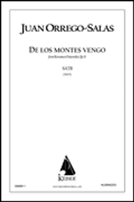 De Los Montes Vengo (from Romances Pastorales, Op. 10) [HL:42253]