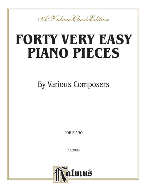 Forty Very Easy Piano Pieces [Alf:00-K02095]