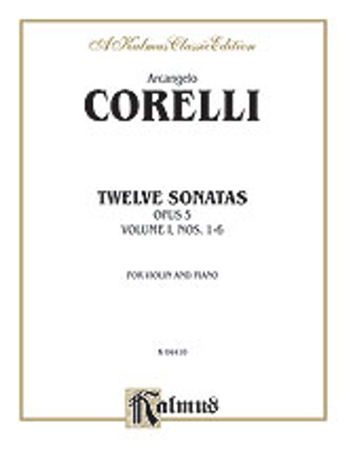 Corelli, Twelve Sonatas, Op. 5, Volume I [Alf:00-K04410]