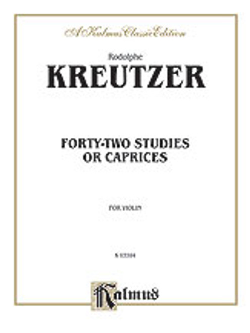 Kreutzer, Forty-two Studies or Caprices [Alf:00-K03594]