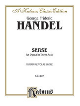 Serse (1738), An Opera in Three Acts [Alf:00-K01287]