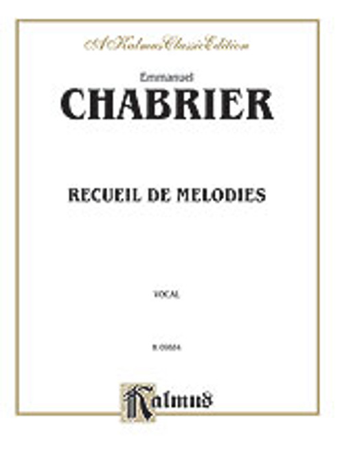 Chabrier, Recueil de Melodies [Alf:00-K09884]