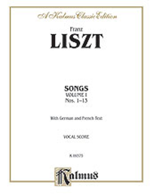 Liszt, Songs, Volume I  [Alf:00-K09375]