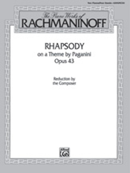 The Piano Works of Rachmaninoff: Rhapsody on a Theme by Paganini, Opus 43 [Alf:00-F02310]