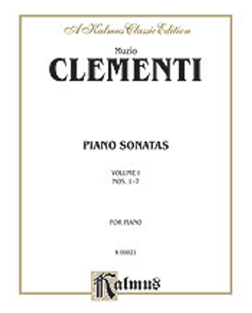 Clementi, Piano Sonatas, Volume I [Alf:00-K09821]