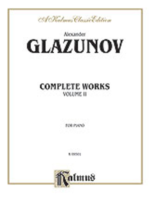 Glazunov, Complete Works, Volume II  [Alf:00-K09501]