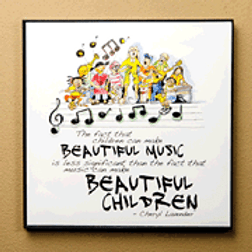 Beautiful Music, Beautiful Children Print [HL:142694]