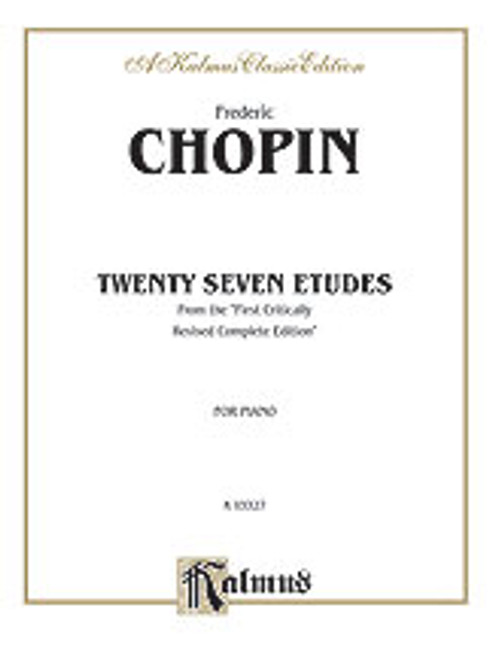 Chopin, Twenty-Seven Etudes [Alf:00-K03327]