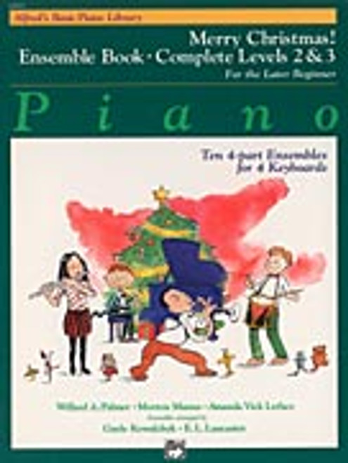 Alfred's Basic Piano Course: Merry Christmas! Ensemble, Complete Book 2 & 3 [Alf:00-14501]