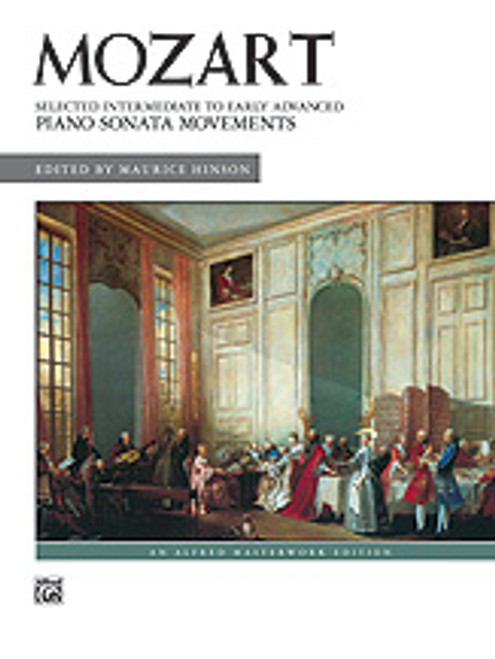 Mozart: Selected Intermediate to Early Advanced Piano Sonata Movements [Alf:00-4884]