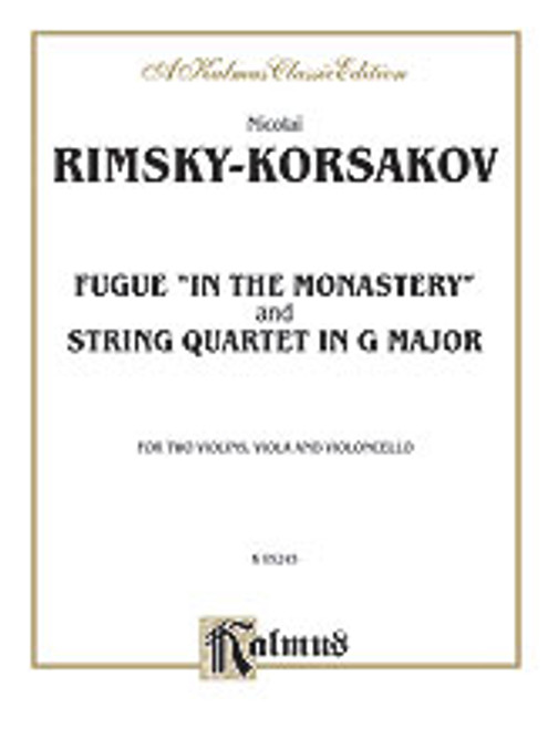 Rimsky-Korsakov, Two String Quartets: Fugue "In the Monastery," String Quartet in G Major [Alf:00-K05245]
