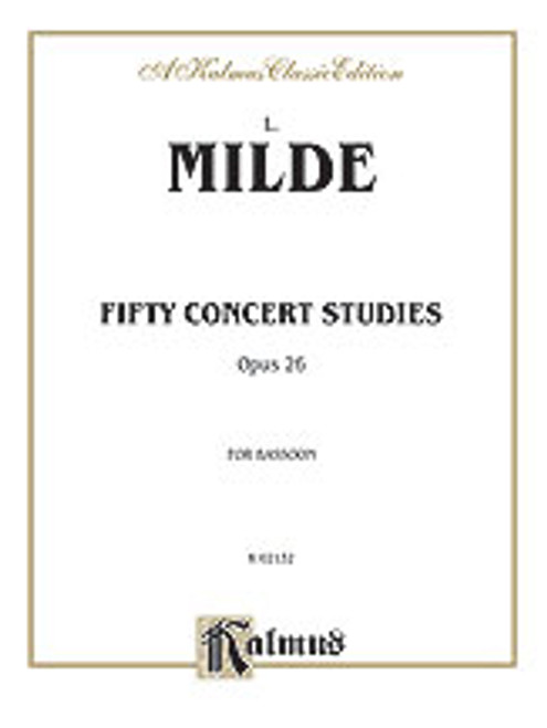 Milde, Fifty Concert Studies, Op. 26 [Alf:00-K02132]