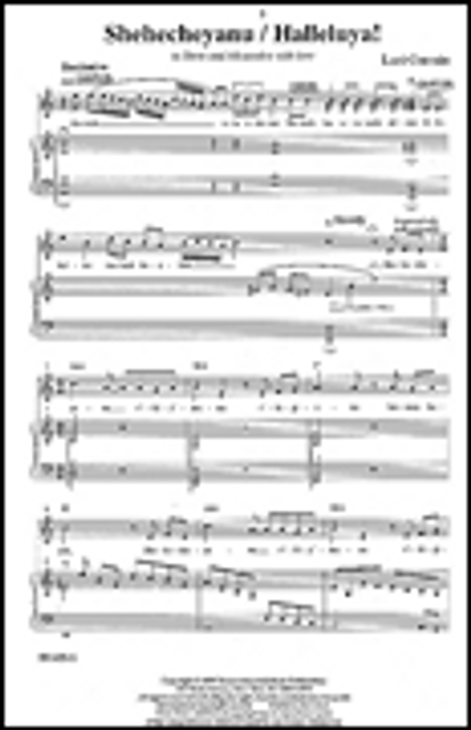 Shehecheyanu/Halleluya! [HL:191330]