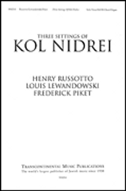 Three Settings of Kol Nidrei (Collection) [HL:191452]