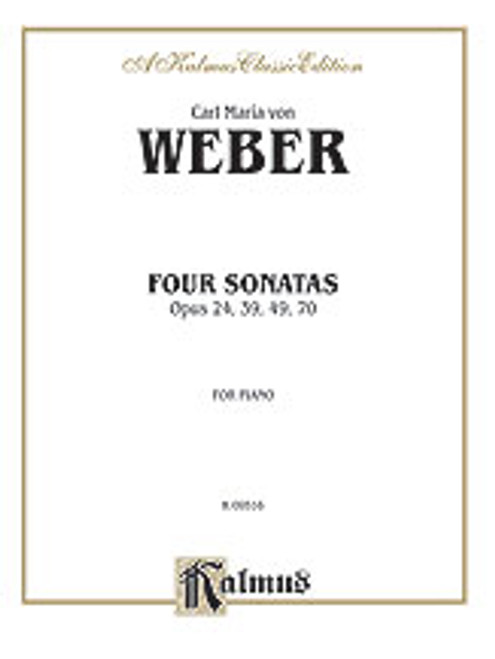 Weber, Four Piano Sonatas, Op. 24, 39, 49, 70 [Alf:00-K09516]