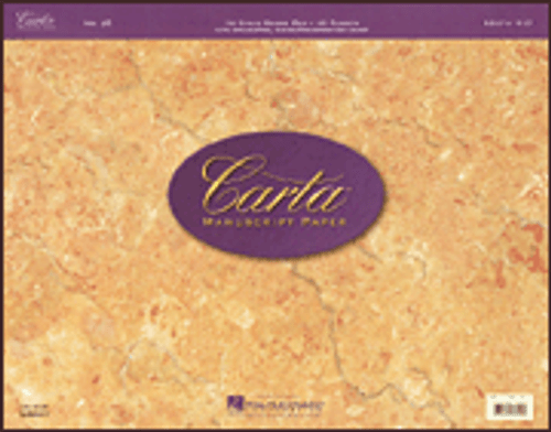 Carta Manuscript Paper No. 25 - Professional [HL:210077]