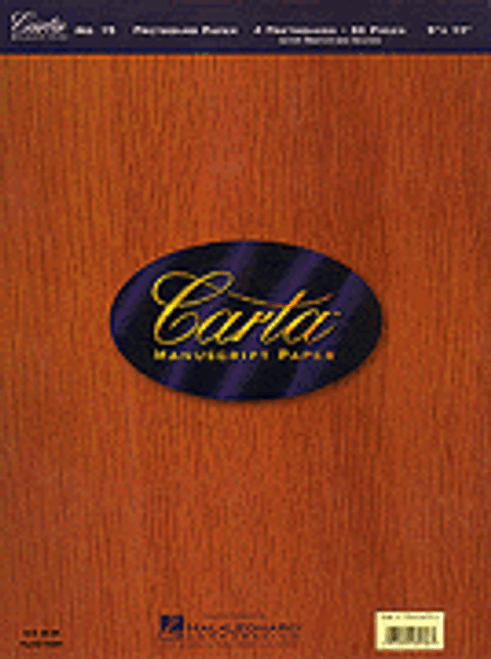 Carta Manuscript Paper No. 15 - Guitar [HL:210081]