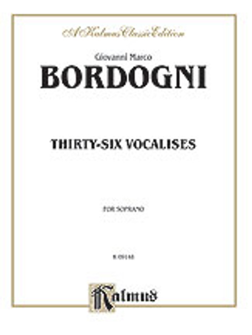 Bordogni, Thirty-six Vocalises in Modern Style (Spicker) [Alf:00-K09148]