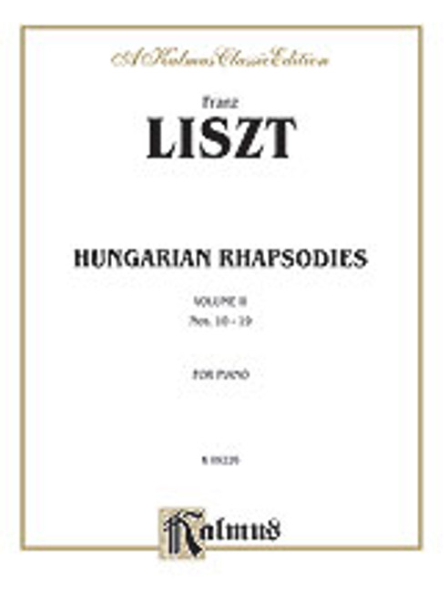 Liszt, Hungarian Rhapsodies, Volume II [Alf:00-K09226]