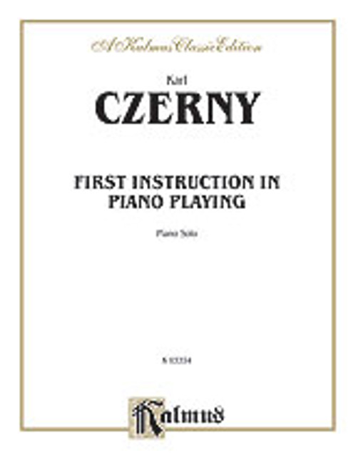 Czerny, First Instruction in Piano Playing [Alf:00-K03354]