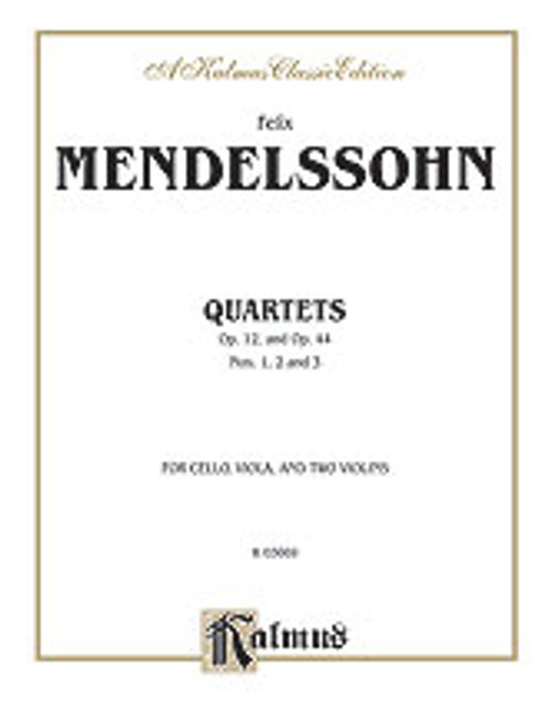 Mendelssohn, String Quartets, Op. 12; Op. 44, Nos. 1, 2 & 3 [Alf:00-K03669]