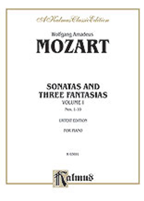 Mozart, Sonatas and Three Fantasias, Volume I [Alf:00-K03691]