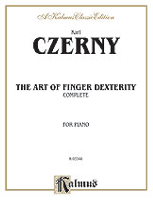 Czerny, Art of Finger Dexterity, Op. 740, Complete [Alf:00-K03348]