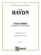 Trios for Violin, Cello and Piano, Volume III (Nos. 13-17, HOB. XV: 18, 13, 9, 11, 19) [Alf:00-K09615]
