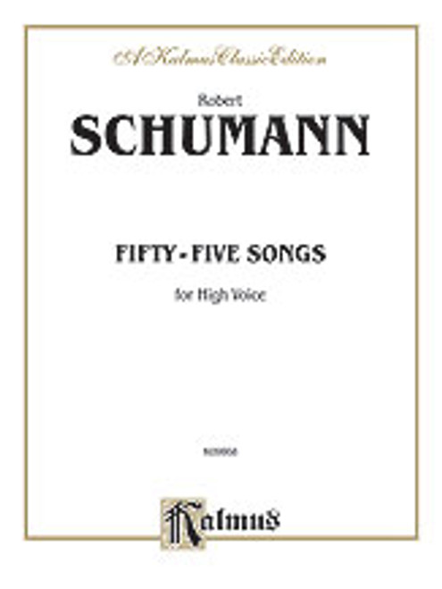Schumann, Fifty-five Songs [Alf:00-K09868]