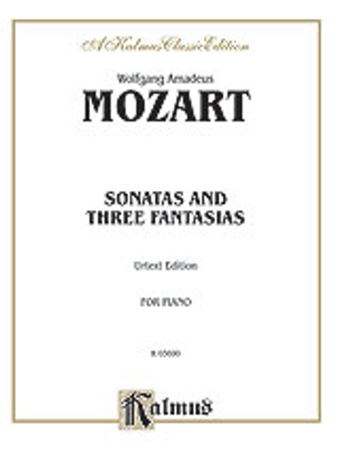 Mozart, Sonatas and Three Fantasias (Urtext) [Alf:00-K03690]