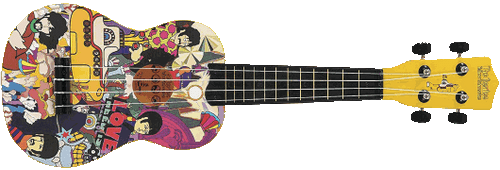 The Beatles Yellow Submarine Design Ukulele [HL:359894]