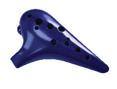 12-Hole Plastic Tenor Ocarina in C Major [HL:363748]