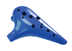 12-Hole Plastic Tenor Ocarina in C Major [HL:363749]