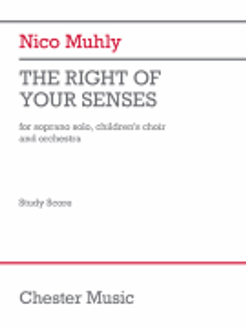The Right Of Your Senses (Study Score) [HL:402076]