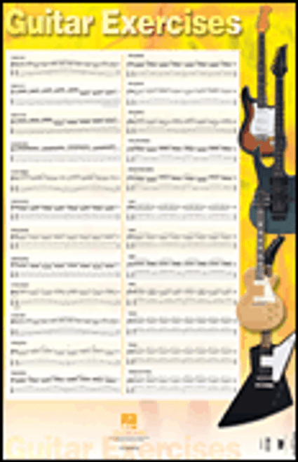 Guitar Exercises Poster [HL:695858]